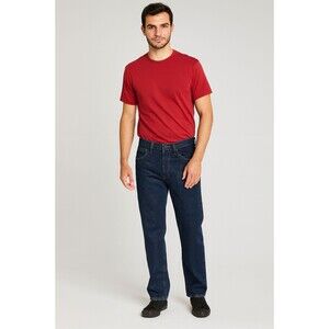 Wrangler Mens Five Star Premium Regular Fit Flex Blue Jeans 29 X 30 Western